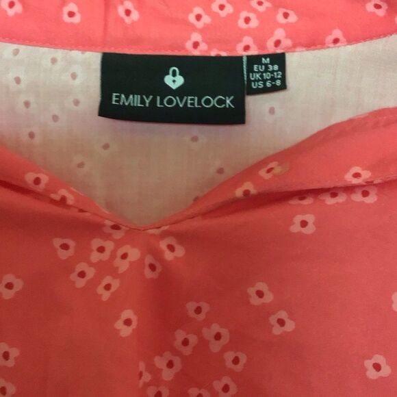 Pink Vaneza Cotton Satin Blouse with White Embroidery by Emily Lovelock - Picture 6 of 9